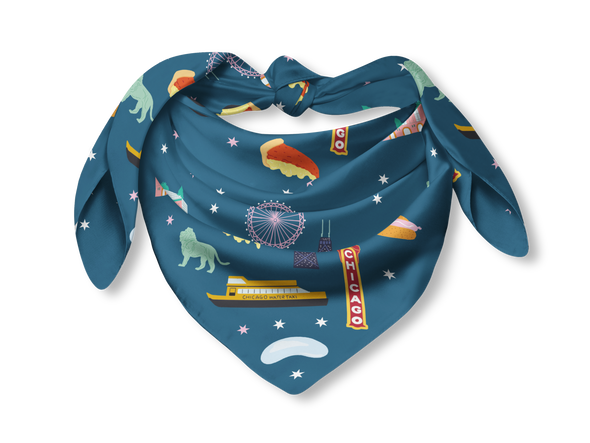 Chicago Bandana (reversible)